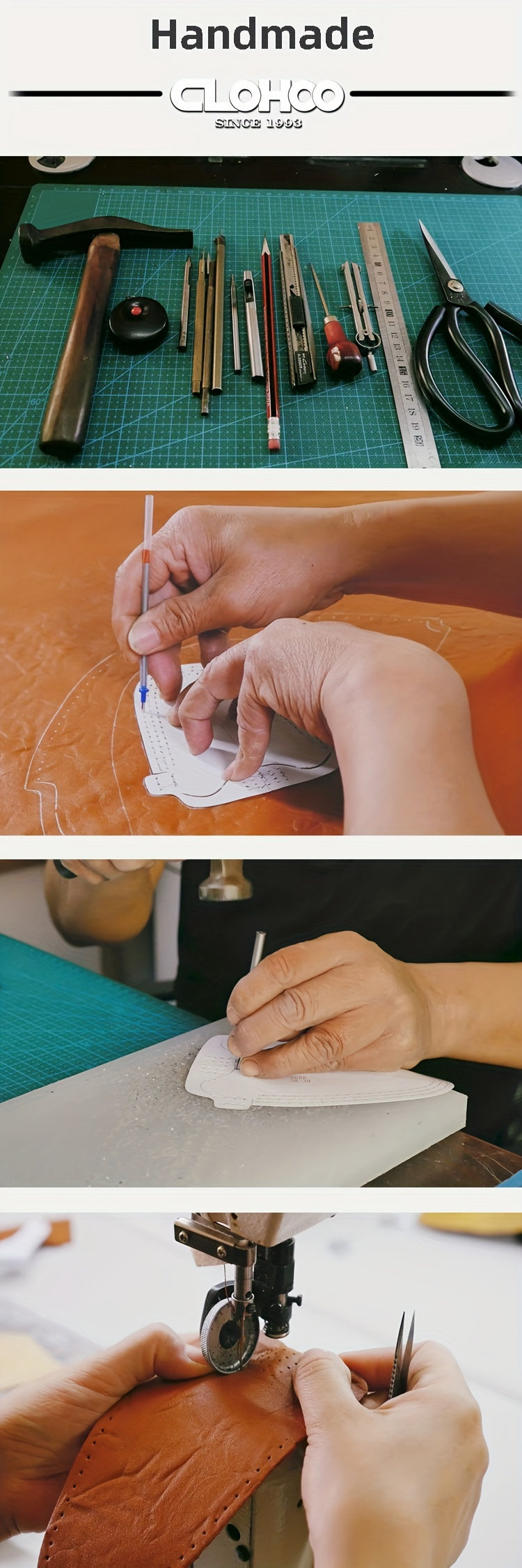 CLOHOO Men's Slip-On Casual Shoes - Genuine Leather Upper, Rubber Sole with PU Cushioned Insole, All-Season Comfort for Business , Brown/Black, Casual Footwear | Classic Slip on | Rubber Sole Footwear