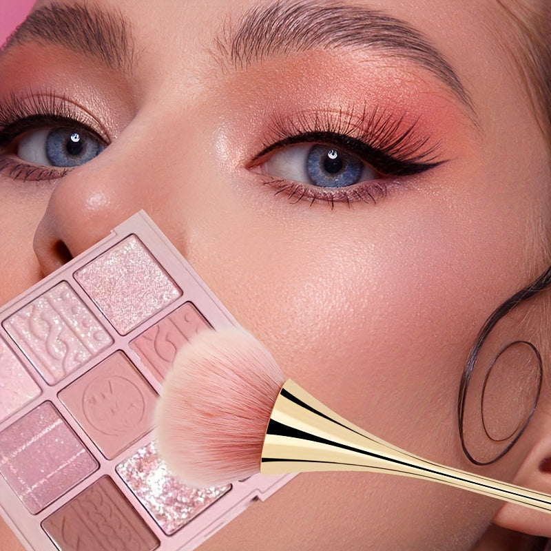 9-Color Chocolate Eyeshadow Palette - Fine Glitter, Long-Lasting, Shimmer & Matte Finishes, Pink & Brown Tones, Lightweight ≤3.38oz, 9-18 Shades Eyeshadow Set