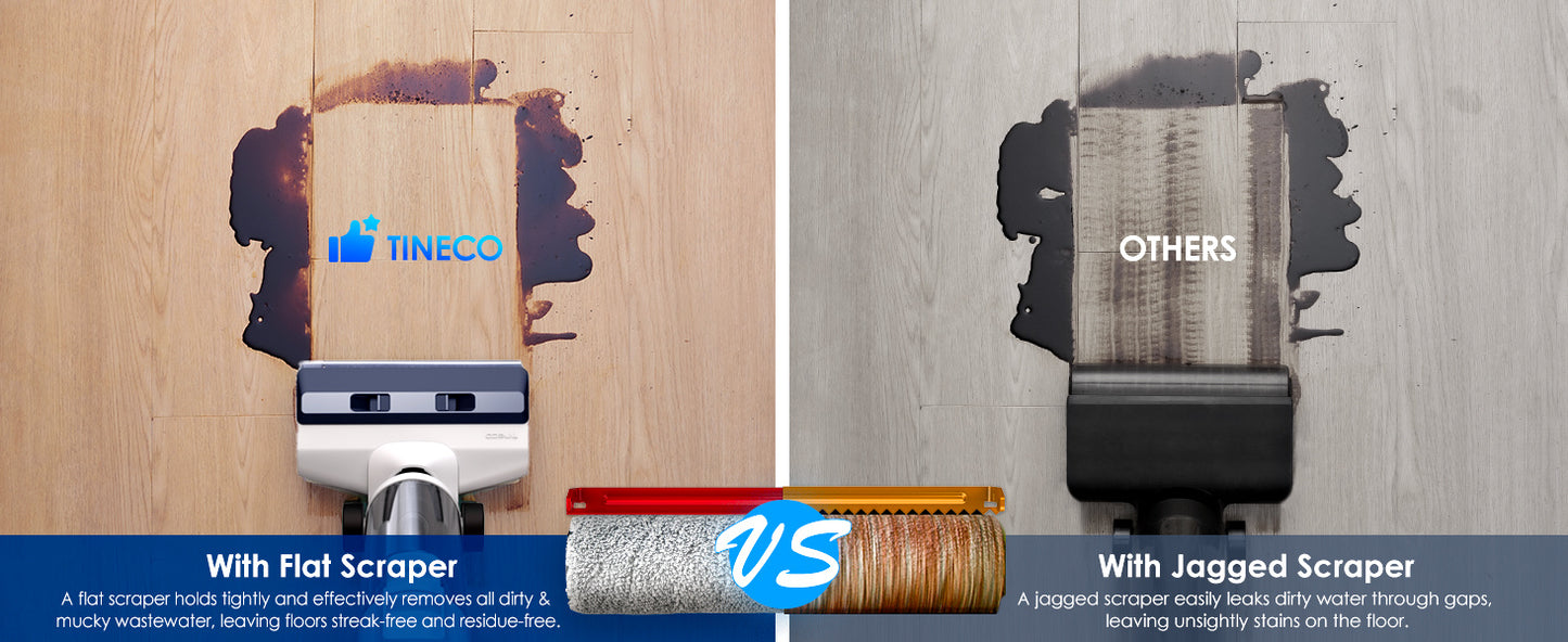 🎉Huge Sale🎉: Tineco iFLOOR 5 Breeze Complete Wet Dry Vacuum, One-Step Cleaning for Hard Floors, Edge Clean, Auto Self-Cleaning, Lightweight & Cordless Design, Blue