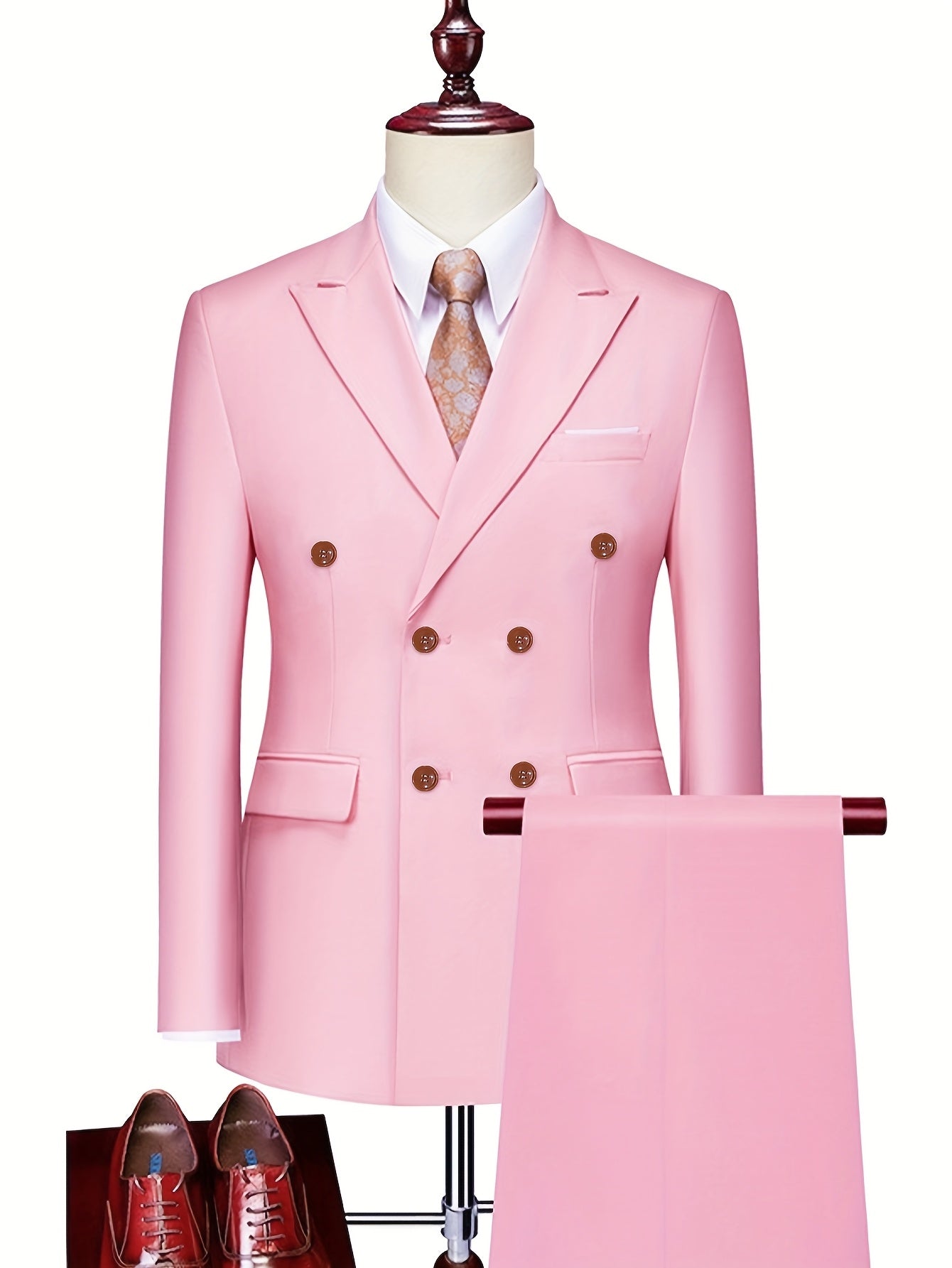 Men's Double-Breasted Suit