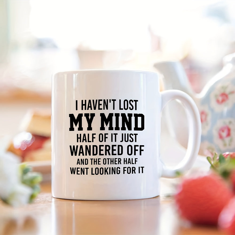 1pc 3A Grade, Funny Mug, 11 OZ, Novelty coffee cup, Coffee Bar Accessories, Inspirational quote text, Gifts for birthdays, Halloween, Father's Day, Mother's Day, Gift for friend sister, brother, dad, mom, Use At Home Party