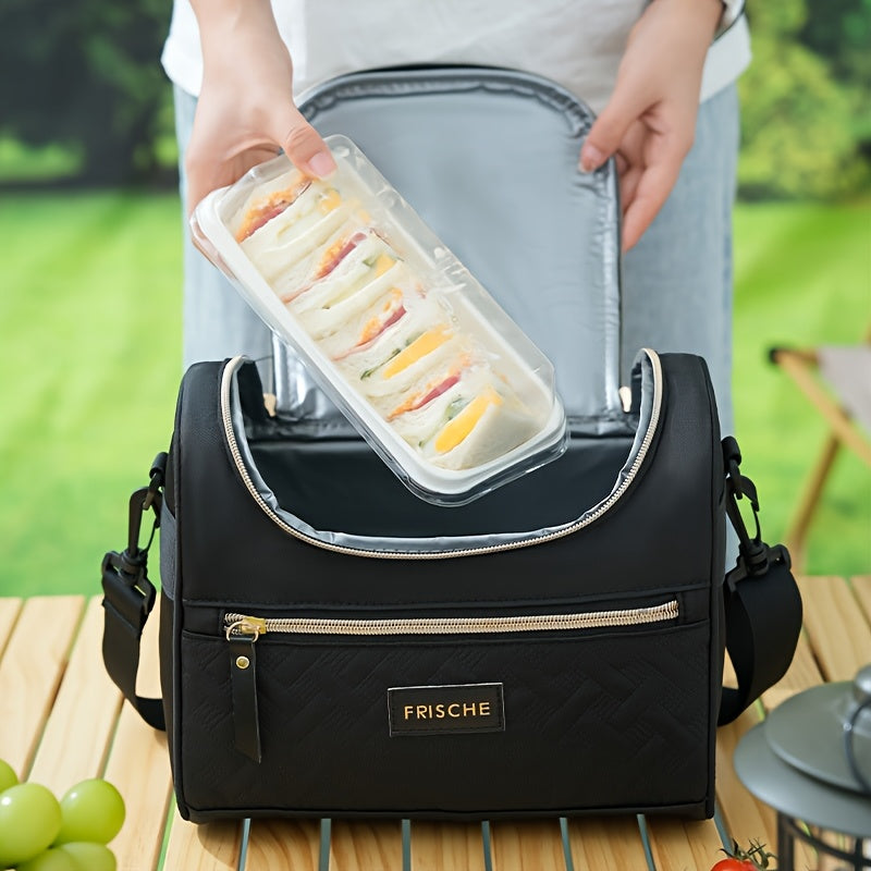 [Leakproof Insulated Lunch Bag] Reusable Leakproof & Lightweight Insulated Lunch Bag | Thermal Food Carrier Tote for Travel, Picnics, Work, Outdoors - Durable Built-in Insulation Cooler