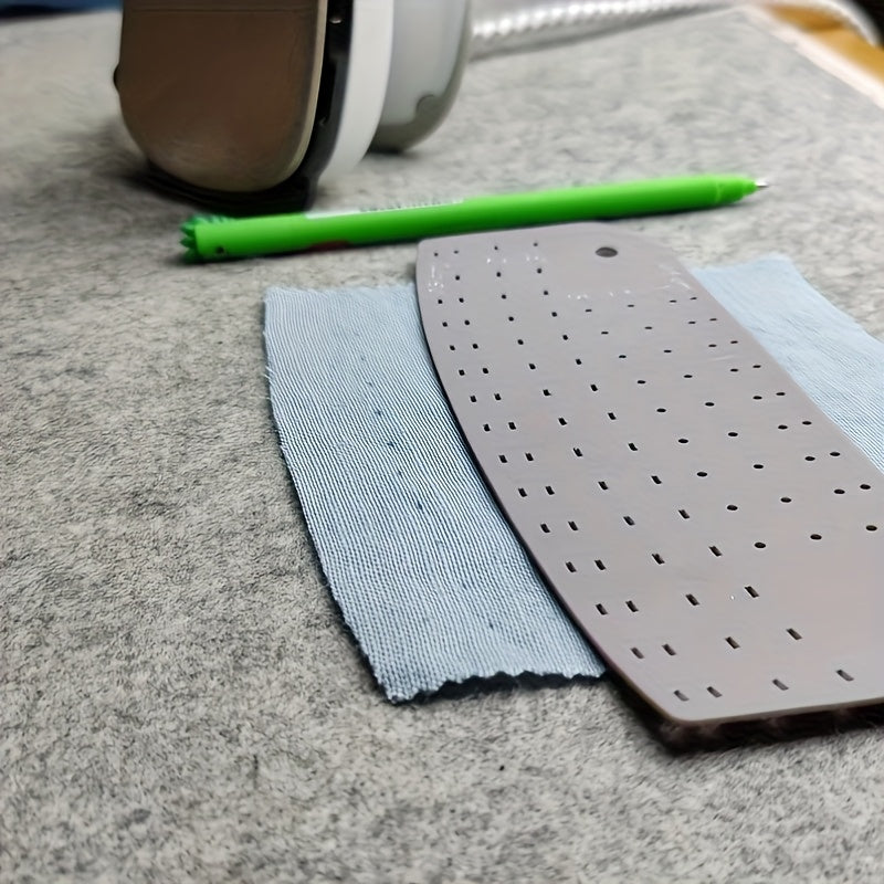 1pc Acrylic hemming tool in various sizes for marking stitch positions and threading needles. with a universal curved edge, a straight edge and two corner curves for pockets, it is suitable for marking and ironing hems, cuffs