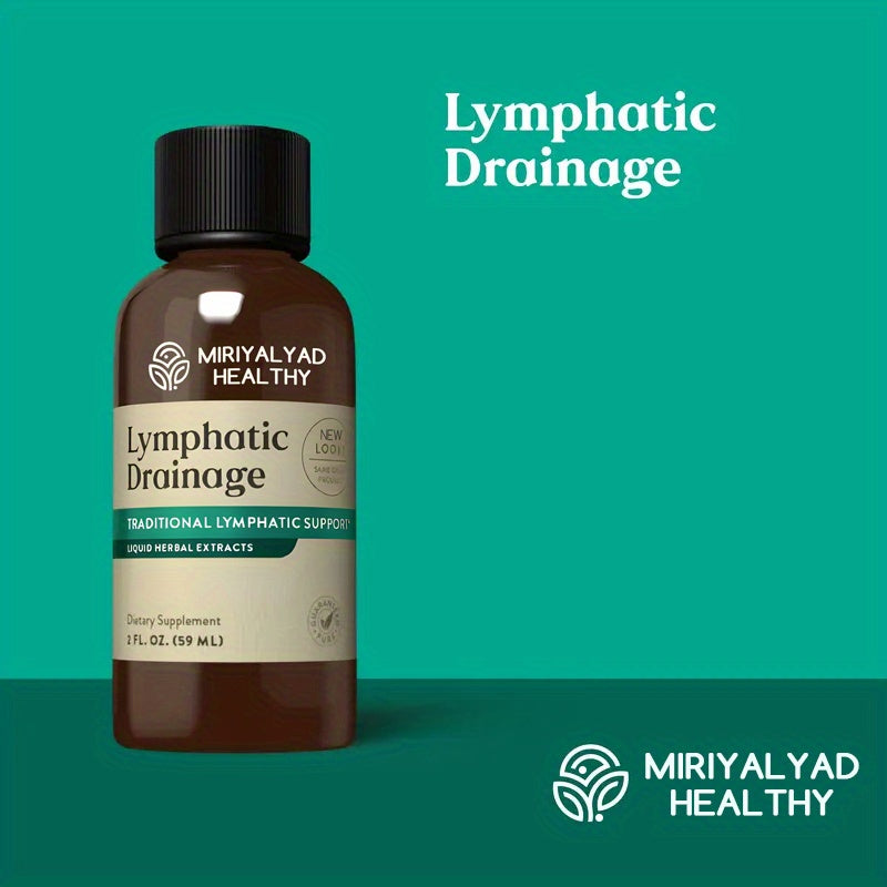 [Lymphatic Drainage Support] Nature's Sunshine Lymphatic Drainage Support Liquid Herbal Dietary Supplement | Traditional Formula | 2 fl.oz | Supporting Health | Vitamins and Supplement | Local Warehouse