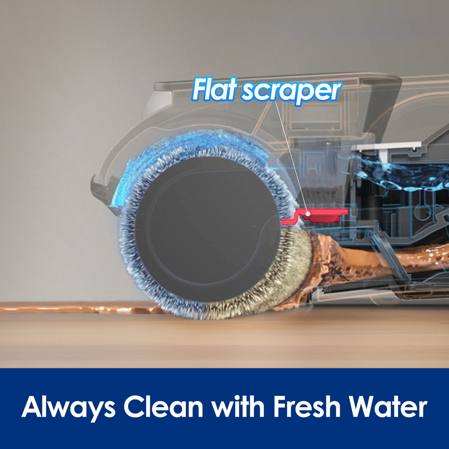 🎉Huge Sale🎉: Tineco iFLOOR 5 Breeze Complete Wet Dry Vacuum, One-Step Cleaning for Hard Floors, Edge Clean, Auto Self-Cleaning, Lightweight & Cordless Design, Blue