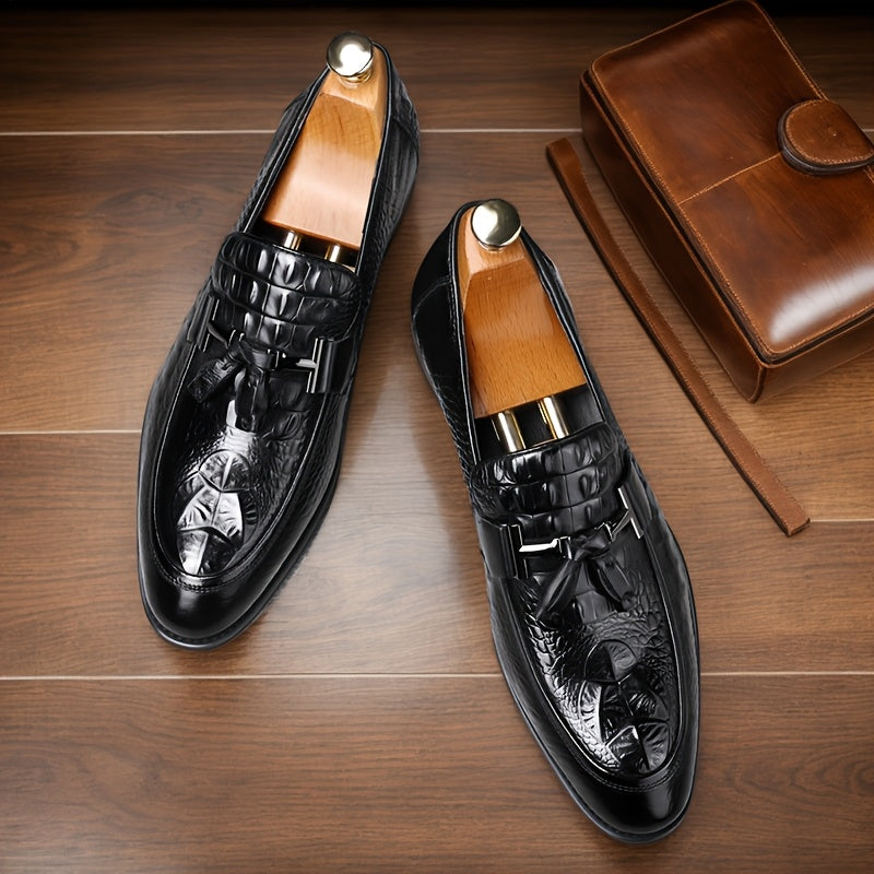 Men's High-end Luxury Top Layer Cowhide Business Casual Leather Shoes, Formal Shoes for Weddings, Business Parties, Banquets, And Offices 56791