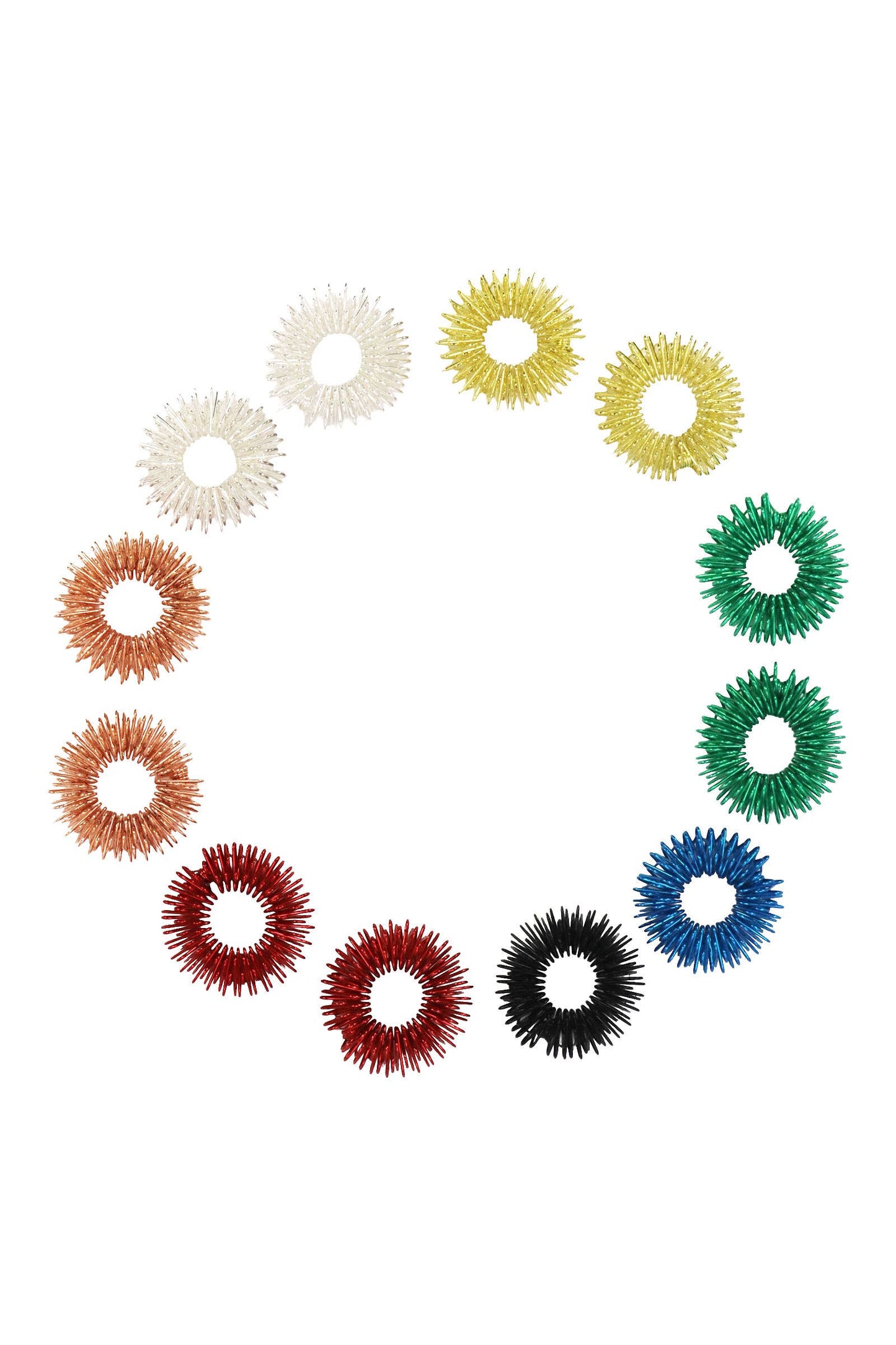 Spiky Acupressure Ring - 12 Pcs / 1 Bag