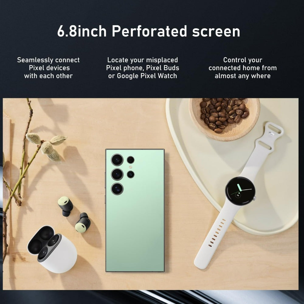 2025 Latest Smart Unlock Phone with Built-in Pen, 8GB+256GB Expandable Memory, 5G Unlock Android 13 Smartphone, 6.8-inch Display, 1080X1920 Video Resolution 2k, 6800mAh Battery, Dual SIM Card Slot, Face Recognition, Fingerpri