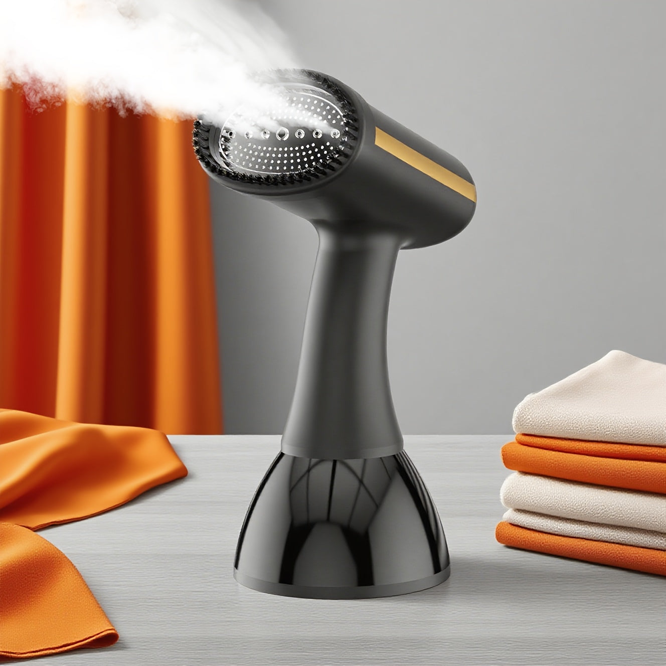 1100W High-Power Handheld Hanging Ironing Machine - Portable Steam Iron with 300ml Large Capacity Water Tank, 20S Fast Fogging, Stainless Steel Panel & 110V Plug for Home & Travel, Wrinkle Removal for All Clothing Fabrics, Tr