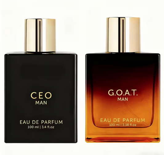 Luxury CEO&G.O.A.T. Man Perfume for Men | 3.4oz, Oriental Fragrance Note, Vanilla Scented