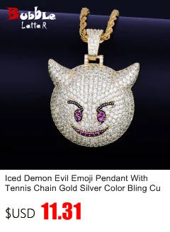 15MM Big Square Men Stud Earring Gold Color Full Cubic Zircon Screw Back Earrings Hip Hop Jewelry for Women