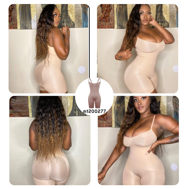 Fashion Plus Size New Arrival Hip Lifting Seamless Shapewear Women's Corset Full Body Sling Belly Contraction Bodybuilding One-Piece Intimates