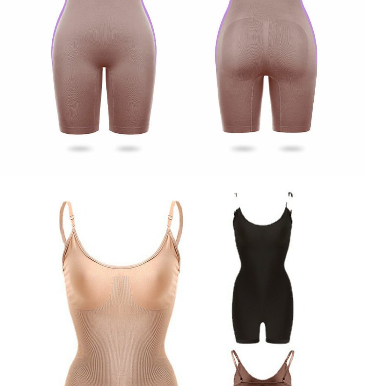 Fashion Plus Size New Arrival Hip Lifting Seamless Shapewear Women's Corset Full Body Sling Belly Contraction Bodybuilding One-Piece Intimates