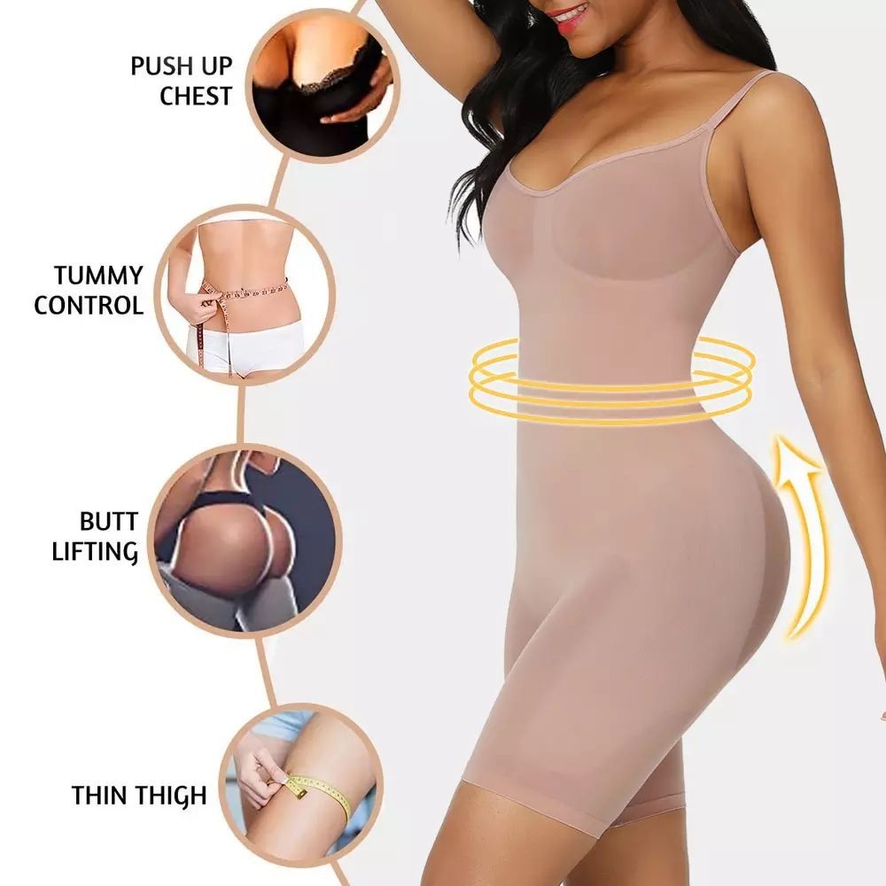 Fashion Plus Size New Arrival Hip Lifting Seamless Shapewear Women's Corset Full Body Sling Belly Contraction Bodybuilding One-Piece Intimates