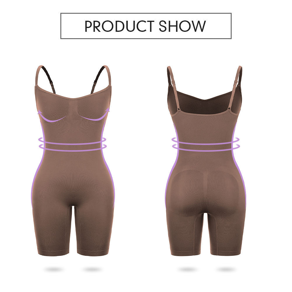 Fashion Plus Size New Arrival Hip Lifting Seamless Shapewear Women's Corset Full Body Sling Belly Contraction Bodybuilding One-Piece Intimates