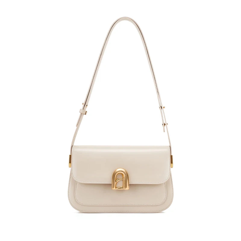 LA FESTIN Women's bag 2024 New Leather Bag Shoulder Crossbody Bag Fashion Designer Small Square Bag free shipping