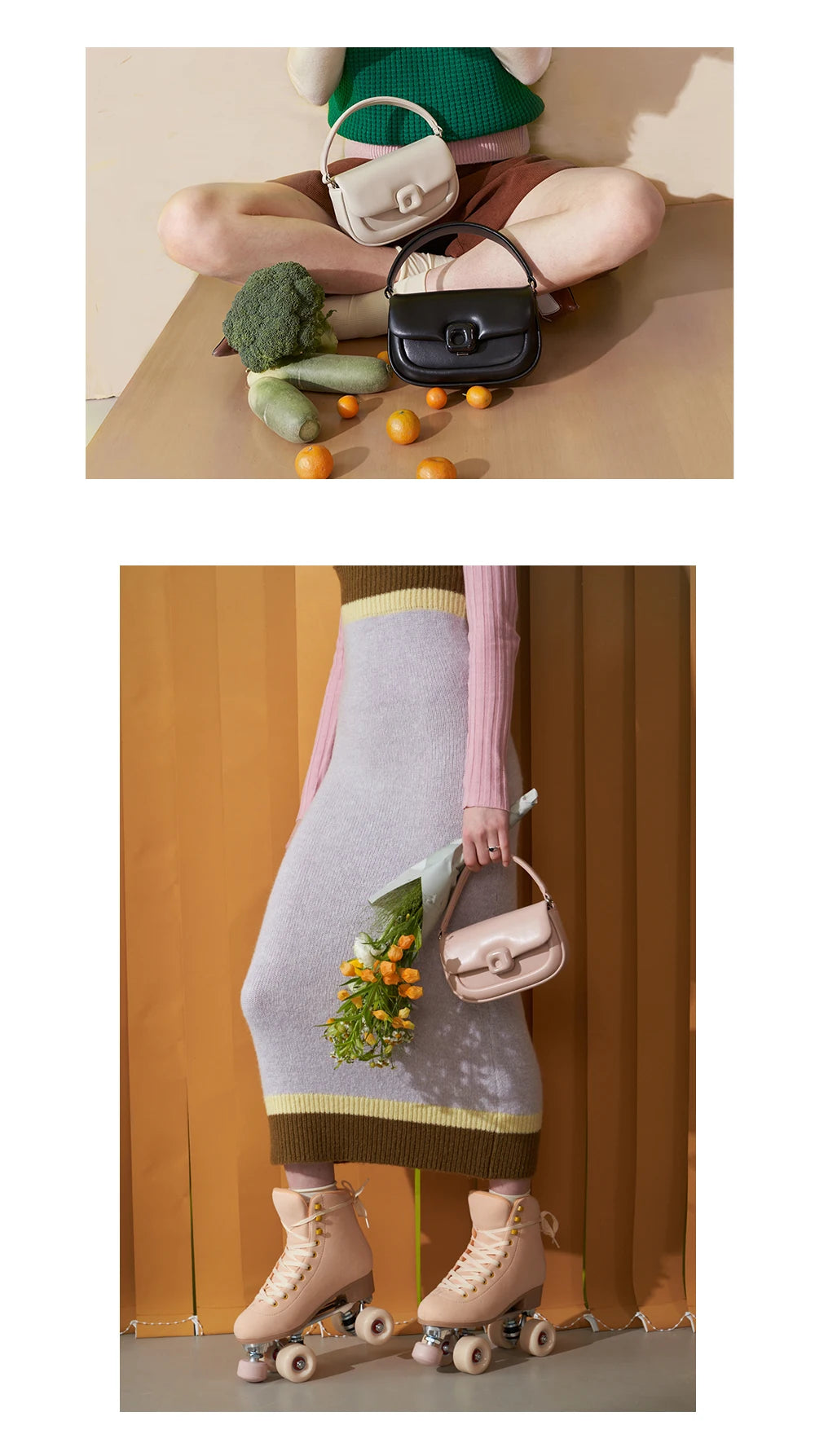 LA FESTIN Designer Women's bag Small Bag 2024 New Crossbody Shoulder Messenger Bag Women's Leather Bag Handbag Fashion Bag