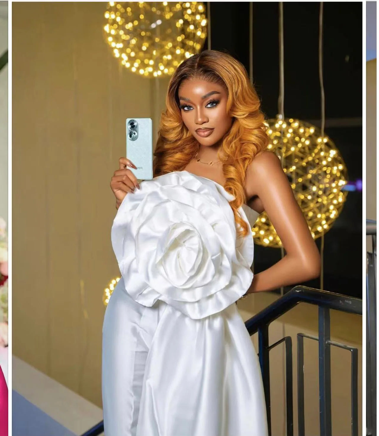 CM.YAYA Women Fashion 3D Flower Applique Strapless Side Crop Top 2025 Summer Vintage Streetwear INS Asymmetrical Tee Tops