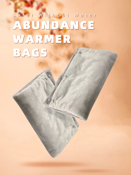 USB Electric Handwarmers Bag Graphene Heating Pad Handwarmers Pocket Warmer Cozy Sherpa & Plush Lining for Ultimate Comfort