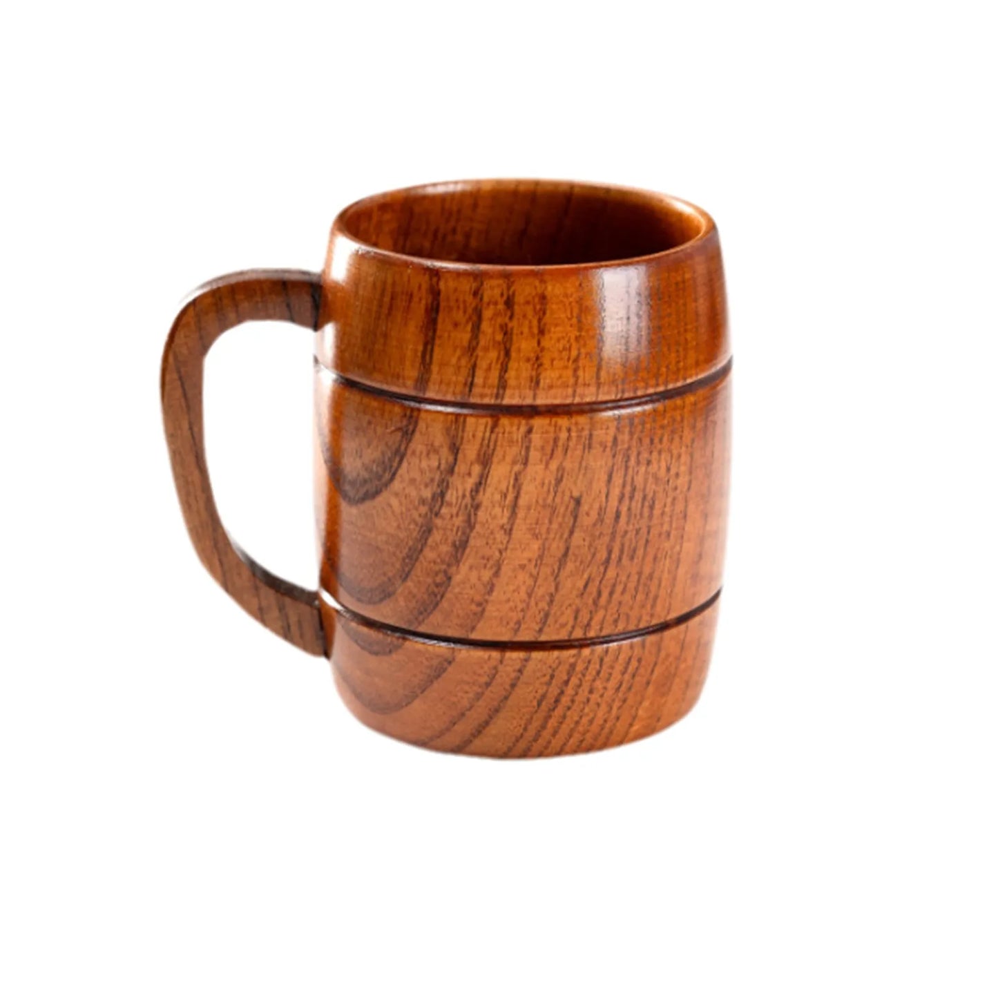 New Beer Mug Wooden Coffee Mug Wooden Creative Mug With Handle Cup High Temperature Resistant