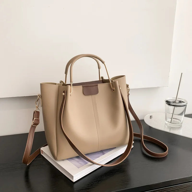 Retro Minority Design Portable Large Capacity Bag for Women 2023 New Trendy All-Match Commute Crossbody Tote Bucket Bag