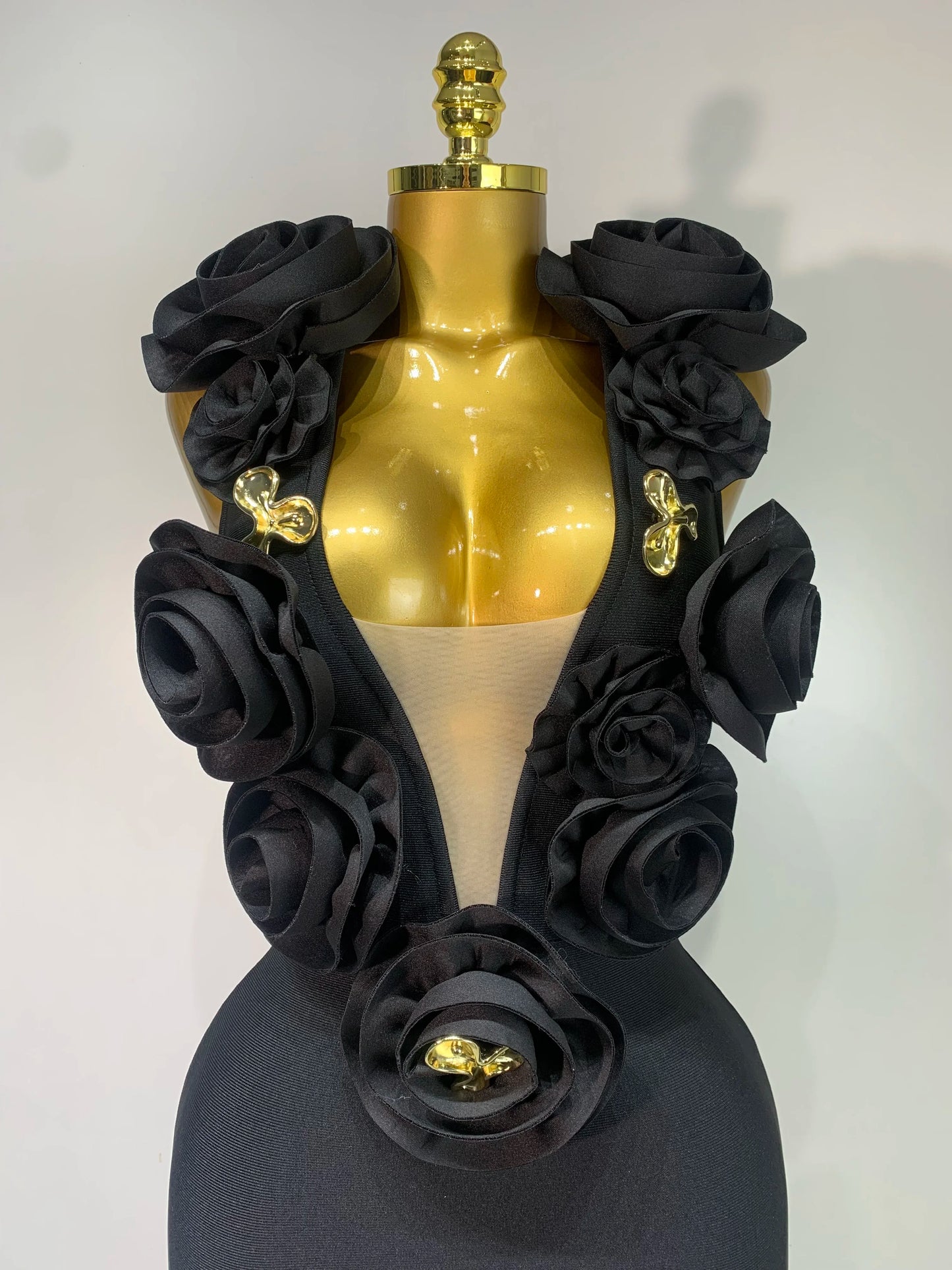 Red And Black Sexy Plow Cut Package Hip Floor Length Dress Graceful Woman Party Dress Cocktail Party Outfit