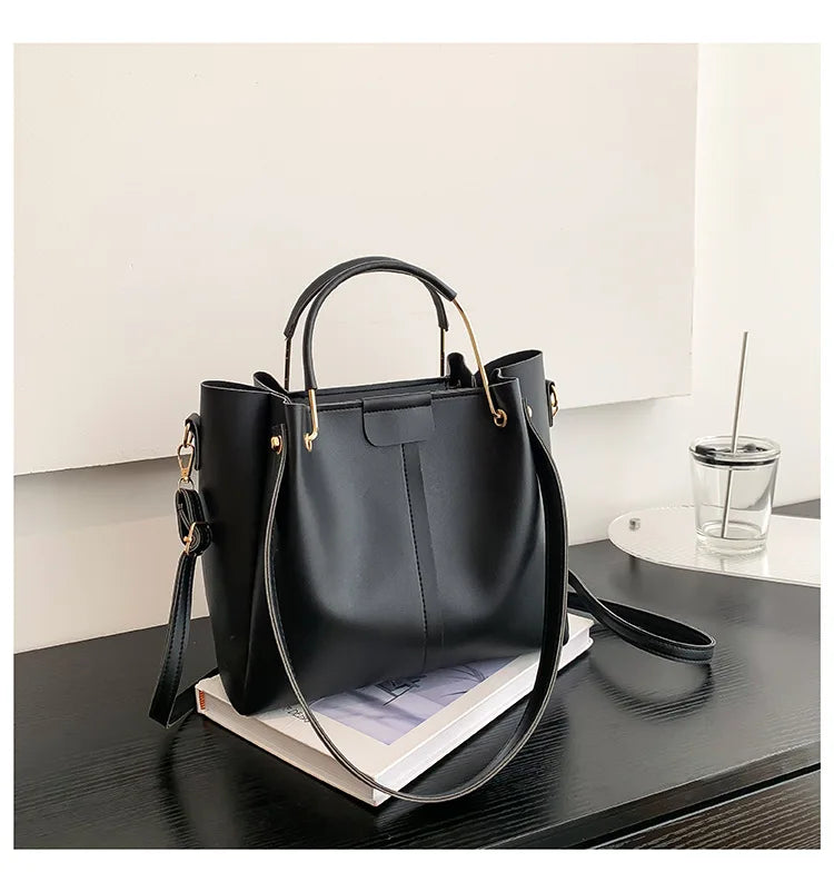 Retro Minority Design Portable Large Capacity Bag for Women 2023 New Trendy All-Match Commute Crossbody Tote Bucket Bag