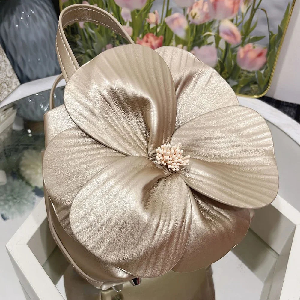Floral Mini Handbag For Women Luxury Designer High Quality Fashion Handbags Wedding Purse Small Totes Elegant Evening Clutch Bag
