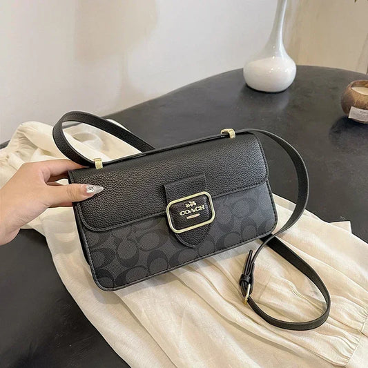 2024 New High-class Versatile One-shoulder Satchels Sac Gg Cc Light Luxury Rhombus Chain Handbag 100% Leather Women's Small Bag