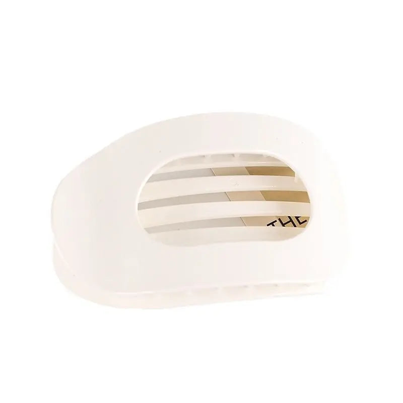 1pc  New flat circular hair clip with duckbill grip, strong teeth, bendable and comfortable curved design for hair clip