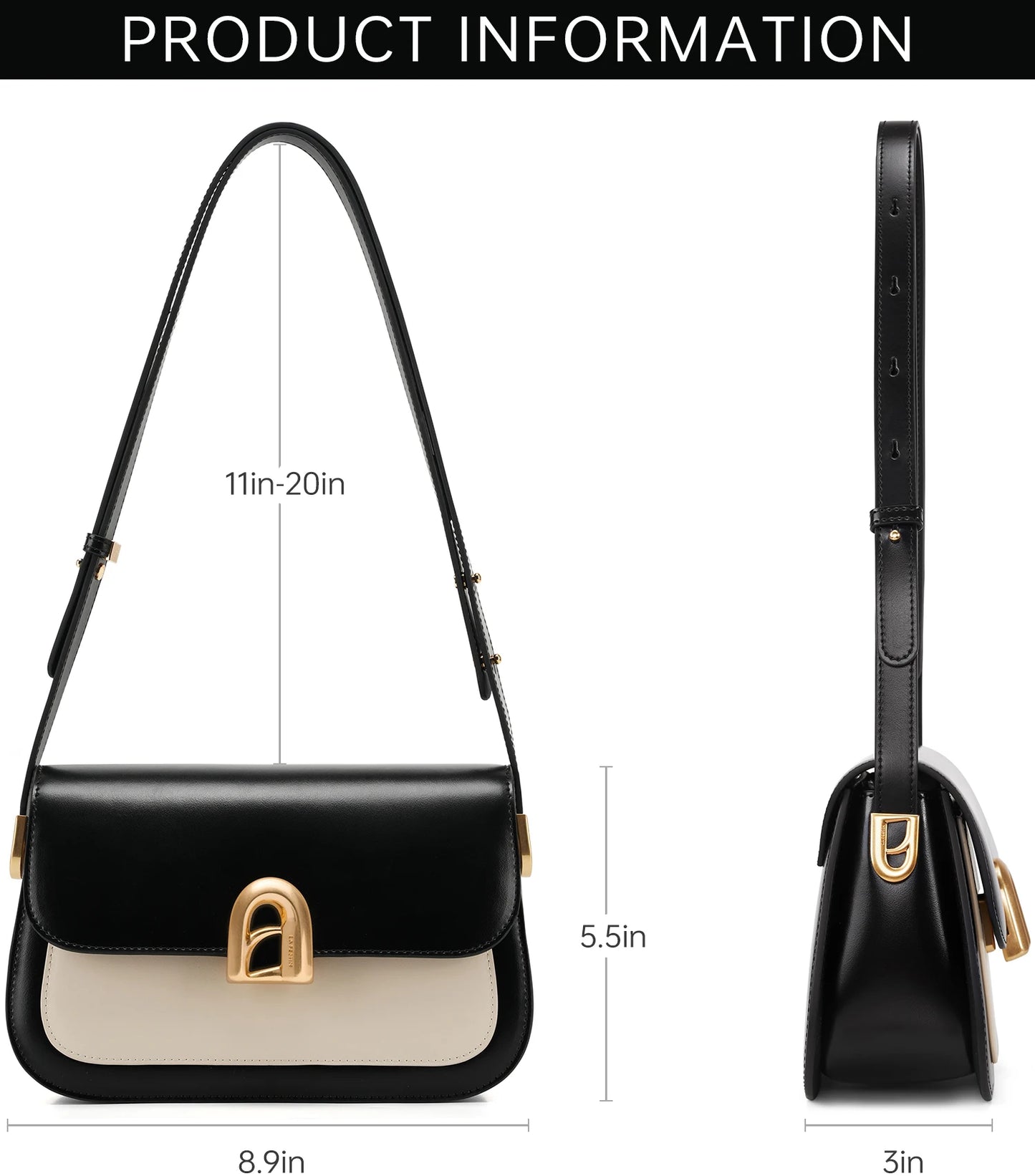 LA FESTIN Women's bag 2024 New Leather Bag Shoulder Crossbody Bag Fashion Designer Small Square Bag free shipping