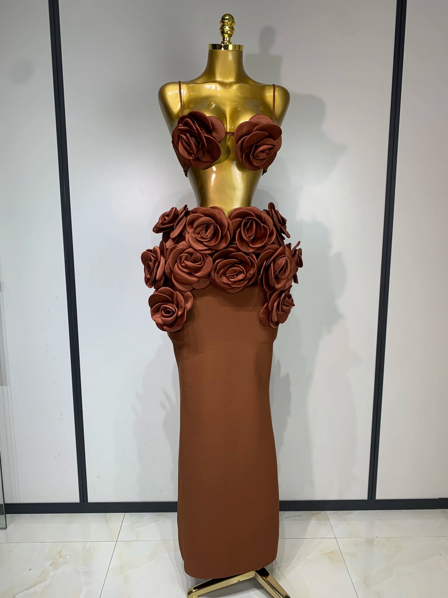 Women Sexy Camisole Floral Bandage Long Skirts 2-Piece Set 2025 Celebrity Elegant Party Cocktail Prom Gown Nightclub Outfit