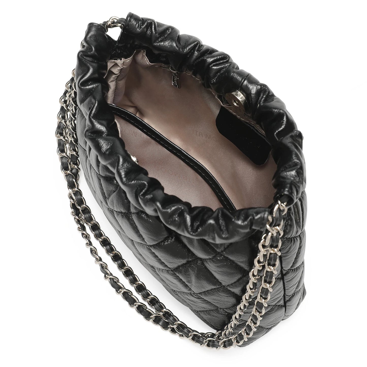 ITAMOOD Genuine Leather Hobo Bag for Women One Shoulder Crossbody Chain Bag with Luxury Designer Fashion Valentine's Day Gift
