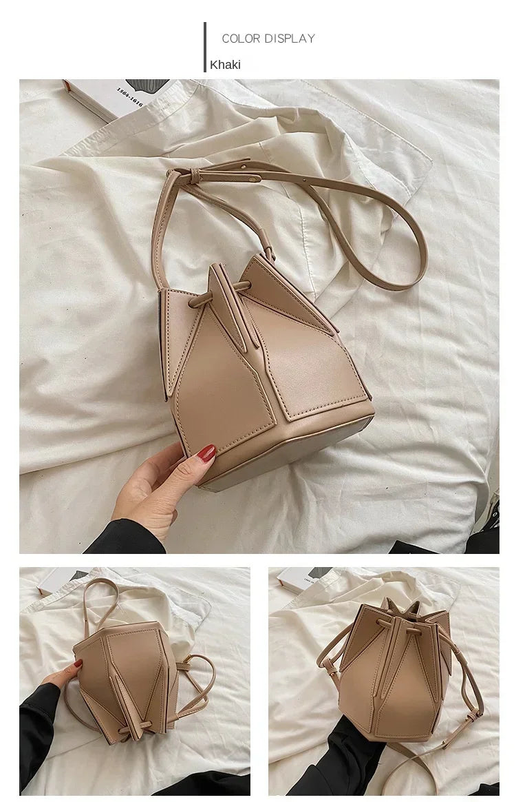 Women's Niche Foldable Bag Multifunctional Messenger Bag Portable Bag High Quality Popular Summer New 2025 Purses and Handbags