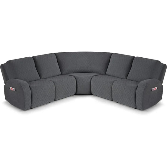 Extra Large Reclining Sectional Couch Covers, L Shape Sectional Sofa Corner Seater, Thick, Soft Sofa Slipcovers