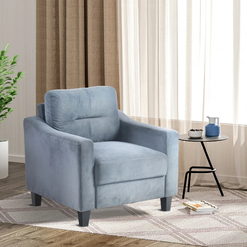 Modern Couch Comfortable Sectional Couches Set Flannelette Fabrics Velvet Sofas for Living Room Bedroom Office