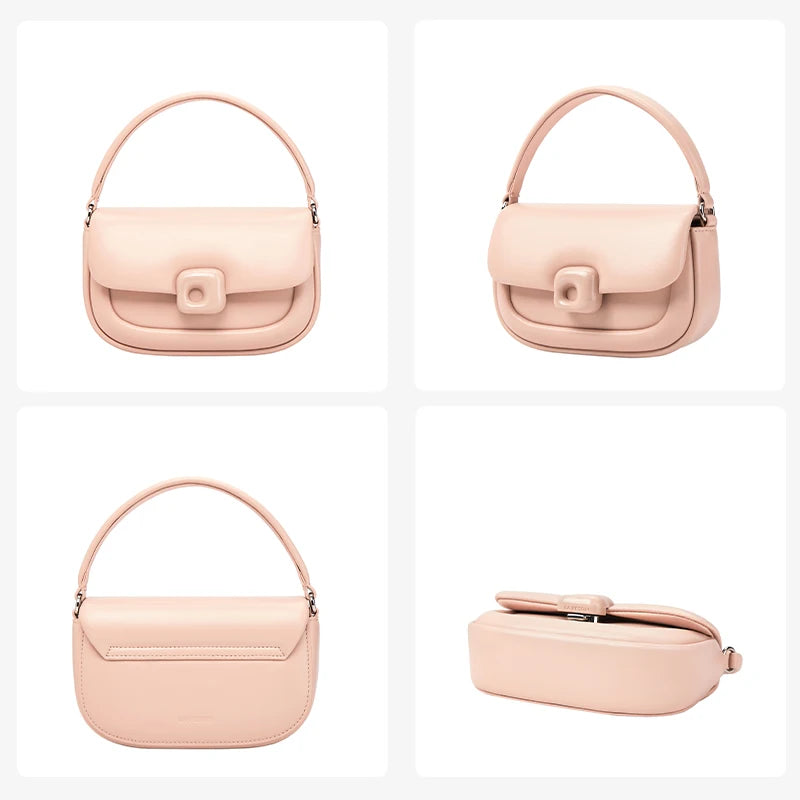 LA FESTIN Designer Women's bag Small Bag 2024 New Crossbody Shoulder Messenger Bag Women's Leather Bag Handbag Fashion Bag