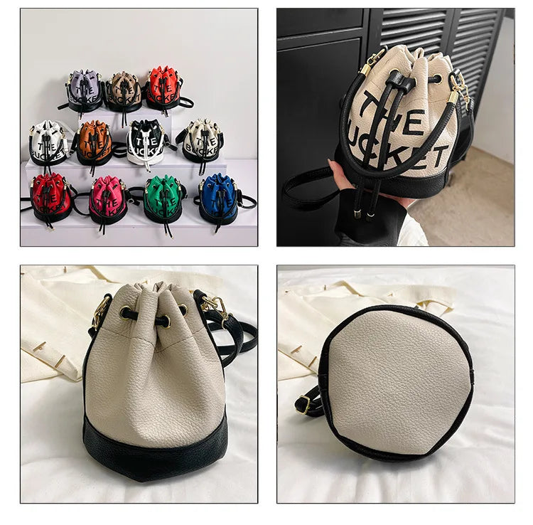 New Fashion Women's Bucket Bag Trend Brand Casual Versatile Shoulder Bag High-end Classic Crossbody Bag Designer Luxury Handbag