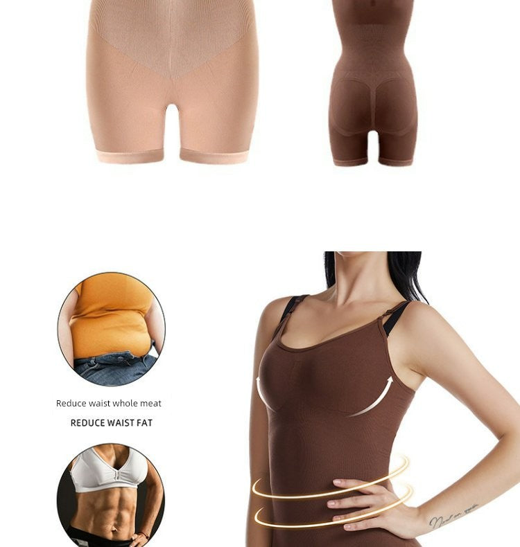 Fashion Plus Size New Arrival Hip Lifting Seamless Shapewear Women's Corset Full Body Sling Belly Contraction Bodybuilding One-Piece Intimates