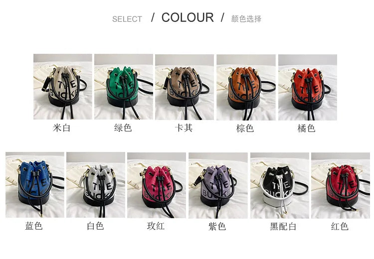 New Fashion Women's Bucket Bag Trend Brand Casual Versatile Shoulder Bag High-end Classic Crossbody Bag Designer Luxury Handbag