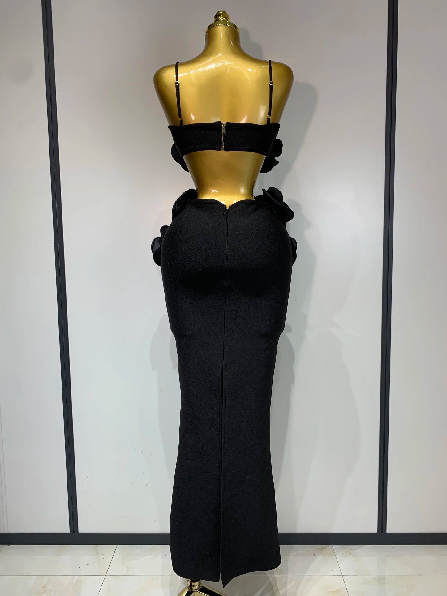 Women Sexy Camisole Floral Bandage Long Skirts 2-Piece Set 2025 Celebrity Elegant Party Cocktail Prom Gown Nightclub Outfit