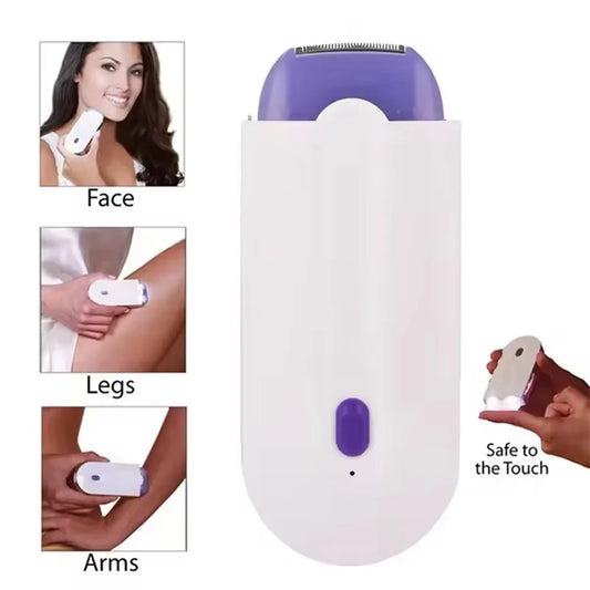 Electric Epilator Electric Shaver Razor Mini Rechargeable Removes Painless Hair Removal Facial Epilator for Facial Body ﻿ ﻿
