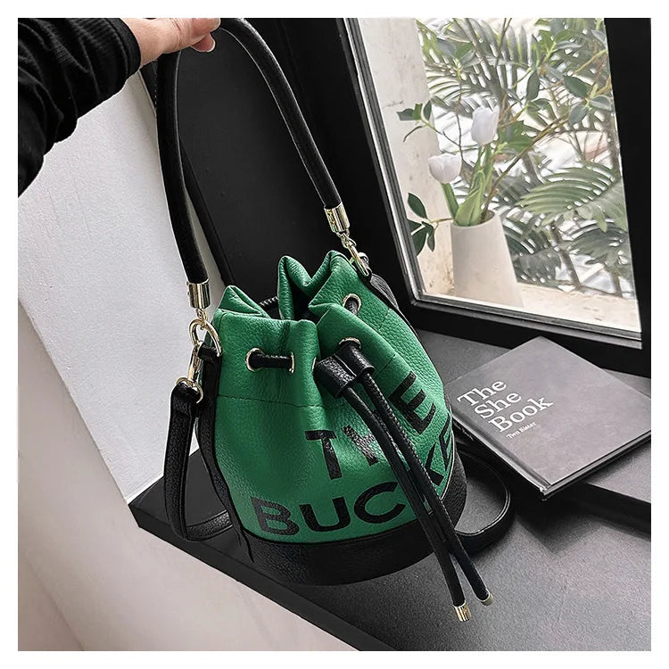 New Fashion Women's Bucket Bag Trend Brand Casual Versatile Shoulder Bag High-end Classic Crossbody Bag Designer Luxury Handbag