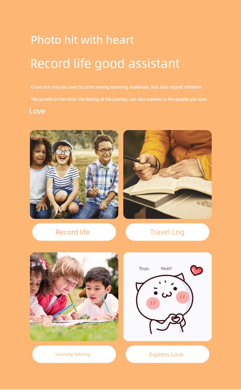 Mini Student Pocket Wrong Question Printer Meow Printer Thermal Photo Label Small Household Portable Cheap