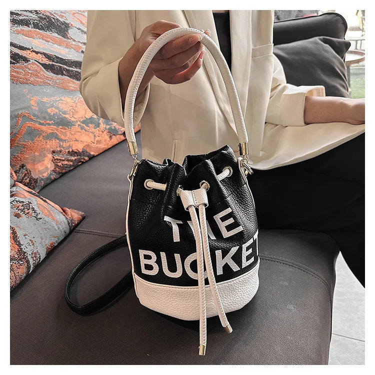 New Fashion Women's Bucket Bag Trend Brand Casual Versatile Shoulder Bag High-end Classic Crossbody Bag Designer Luxury Handbag
