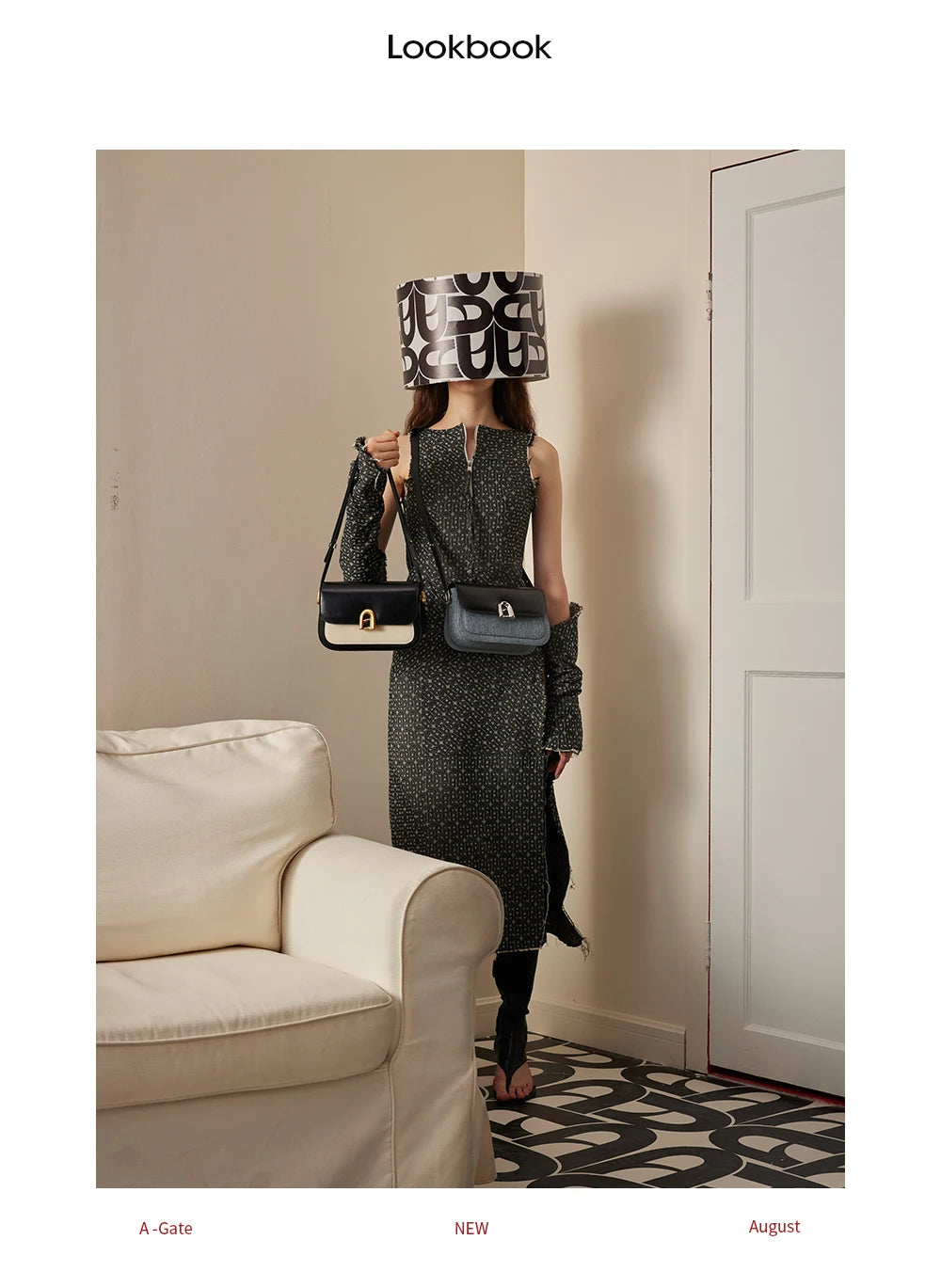 LA FESTIN Women's bag 2024 New Leather Bag Shoulder Crossbody Bag Fashion Designer Small Square Bag free shipping