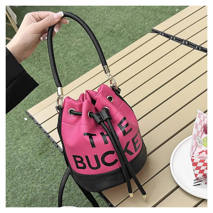 New Fashion Women's Bucket Bag Trend Brand Casual Versatile Shoulder Bag High-end Classic Crossbody Bag Designer Luxury Handbag