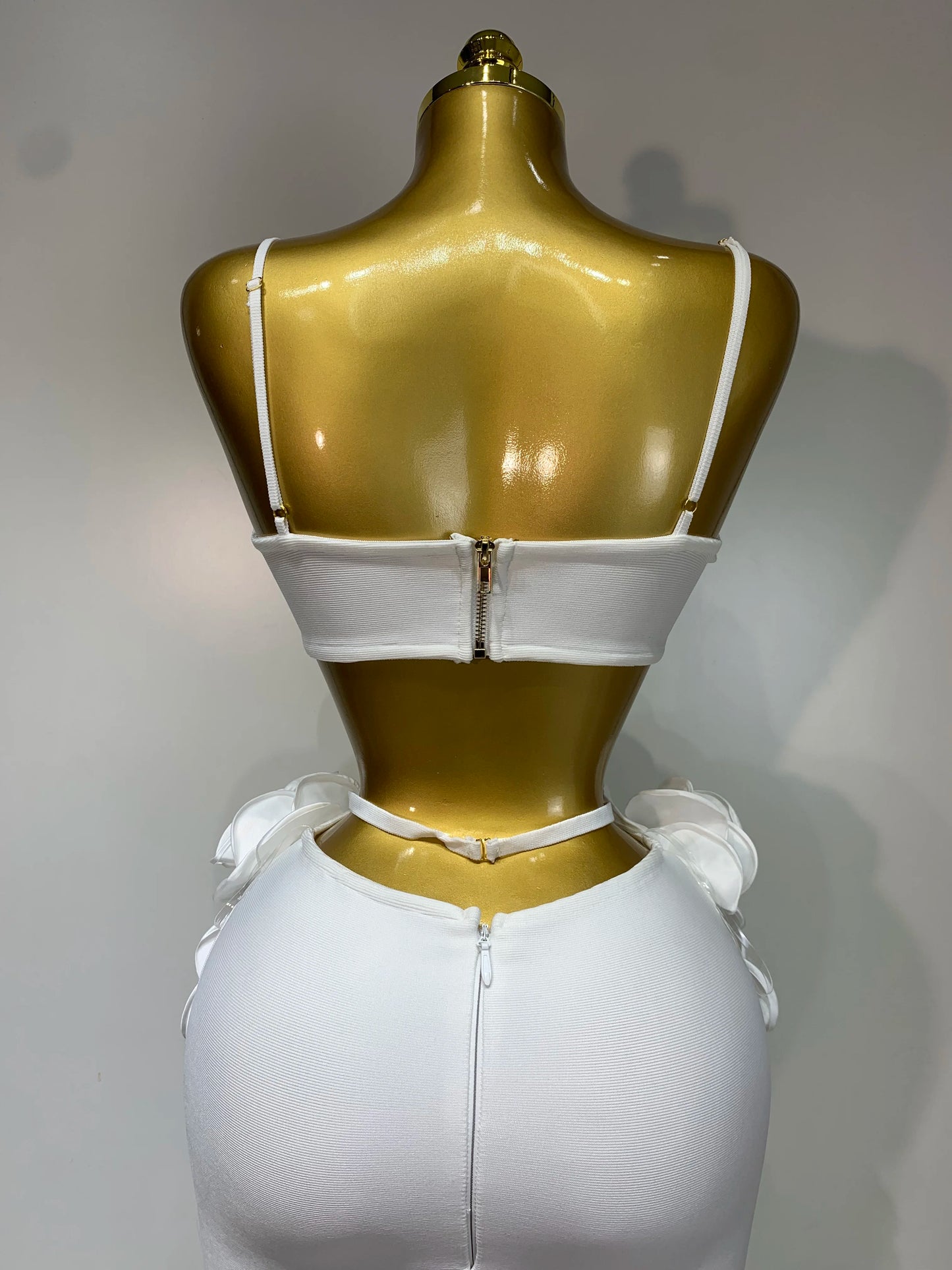 Women Sexy Camisole Floral Bandage Long Skirts 2-Piece Set 2025 Celebrity Elegant Party Cocktail Prom Gown Nightclub Outfit