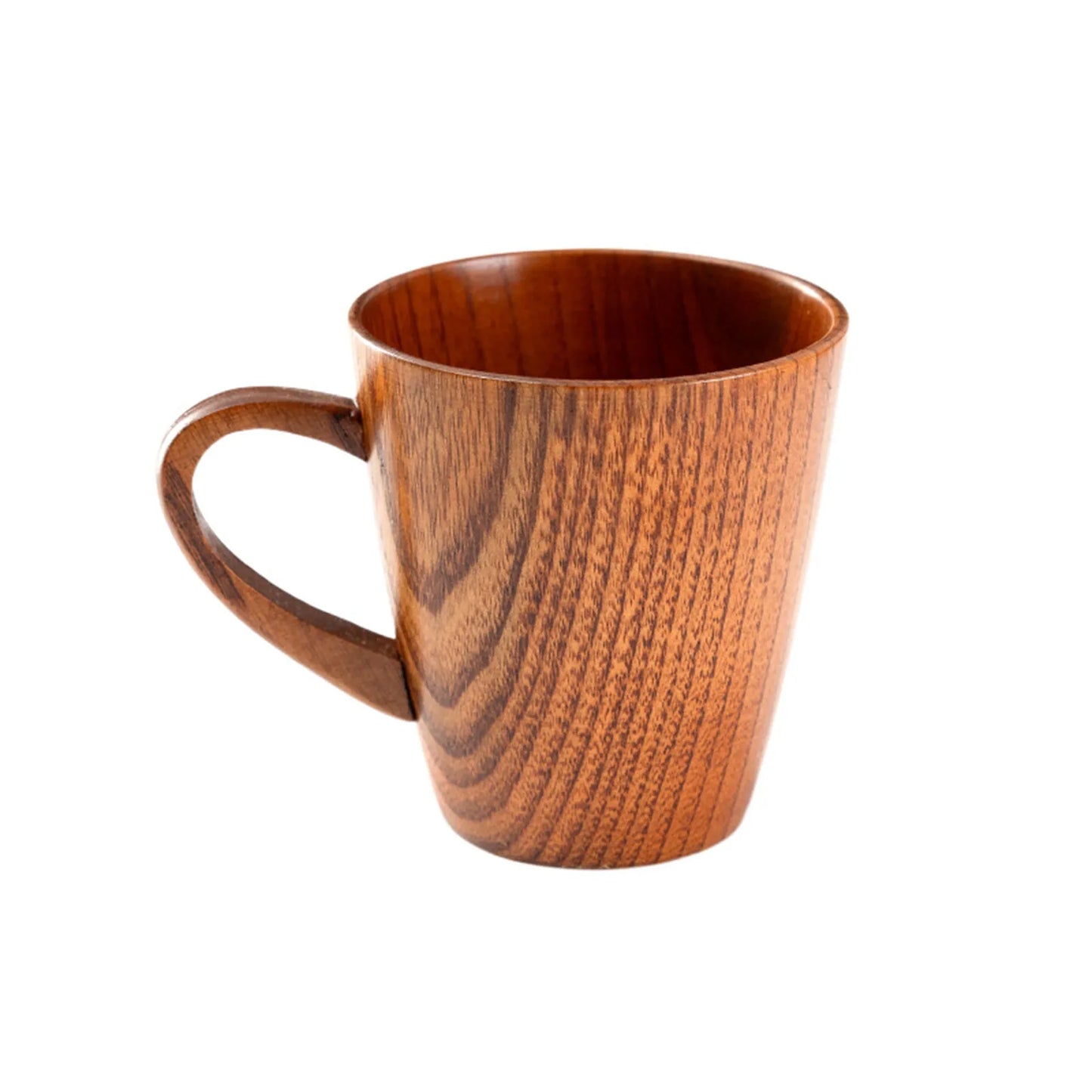 New Beer Mug Wooden Coffee Mug Wooden Creative Mug With Handle Cup High Temperature Resistant