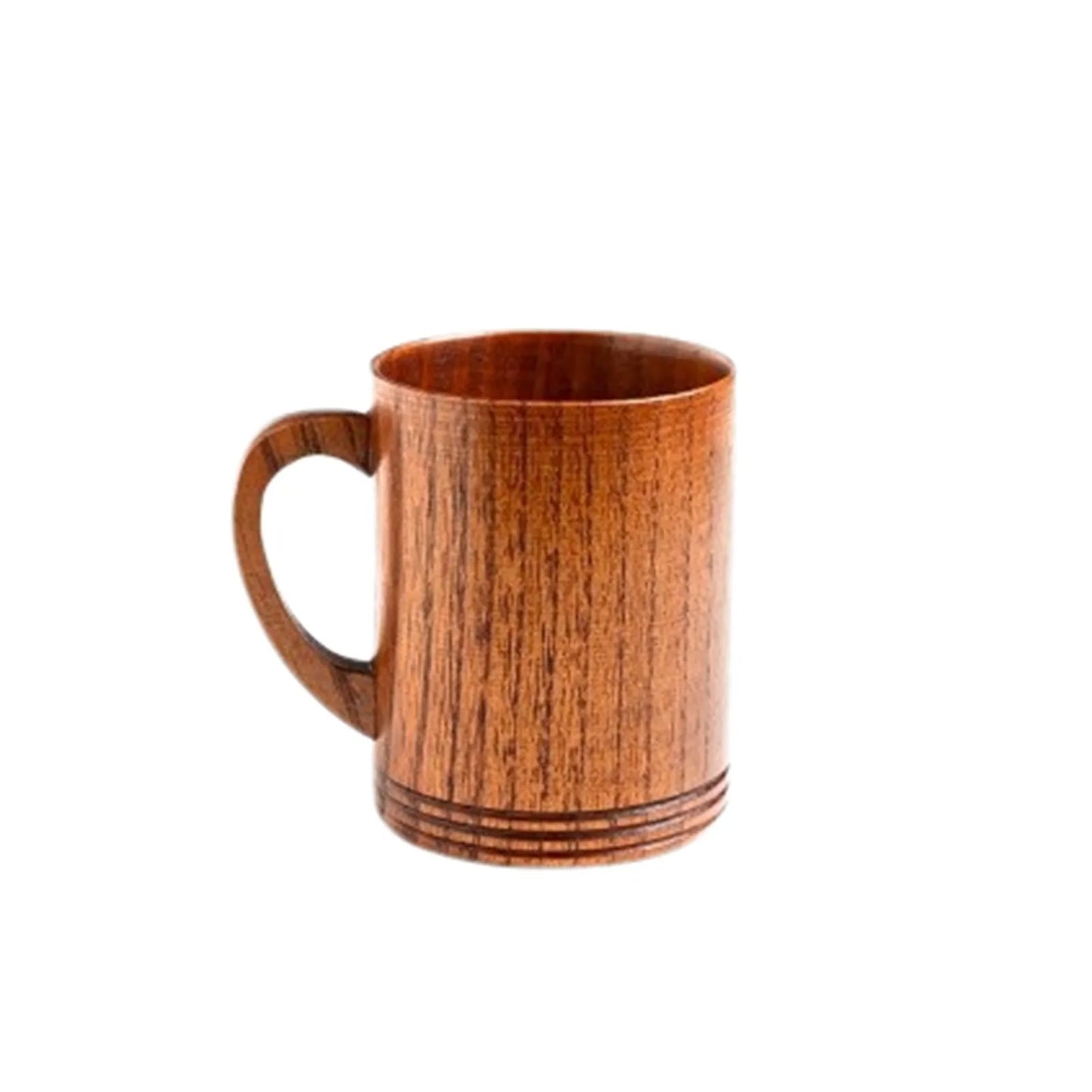 New Beer Mug Wooden Coffee Mug Wooden Creative Mug With Handle Cup High Temperature Resistant